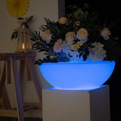 24″ Assorted Cordless Light Up ROUND TABLE LED Furniture Party Event Decorations
