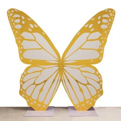 7 feet GOLD WHITE Large Butterfly Party Props Decor Party Events