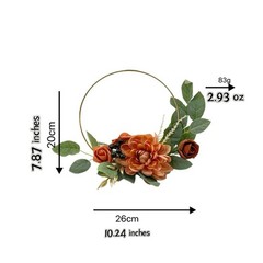Bohemian style artificial flower garlands and wall hangings for idecor, wedding