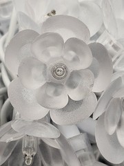 Lightscapes Of Bridal Elegance Set Of 35 Clear Flower Decorative Lights