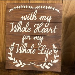 Wall hangings/Wedding Signs size 10×12