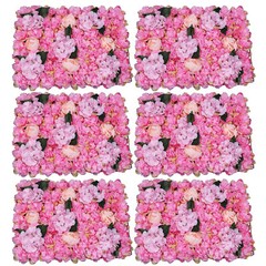 6Pcs Realistic Flower Wall Panels 60×40cm for Wedding & Party Decor