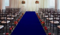 50 ft Satin Aisle Runner 60″ wide 100% Seamless Fabric Wedding 20 Colors