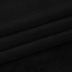 SNITIE Black 108 in Long Velvet Curtains with Back Tab and Rod Pocket | Therm…