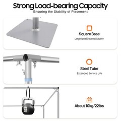 Adjustable 4 Post Hardware Kit Outdoor Wedding Party Stand Backdrop Stand Kit