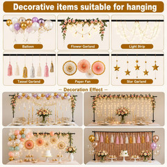 Adjustable Metal Table Arch Stand for Balloons & Flowers – Complete Party Table