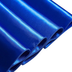 10 Pcs Royal Blue Satin Chair Sashes Bows Universal Chair Cover for Wedding Rec
