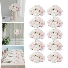 Artificial Fake Flower Ball Arrangement Bouquet Wedding Centerpieces Decorations