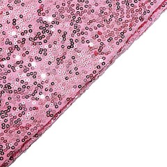 10 Pink Spandex Sequined CHAIR SASHES Ties Wraps Wedding Party Event Decorations