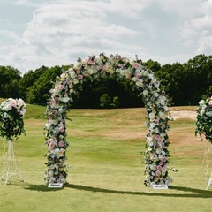 Wedding Party Arch Outdoor Garden Backdrop Stand Arbor Bridal Festival Decor USA