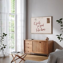 Warm Healing and Cozy Home Decor Print Retro Apartment Aesthetic Vintage Post…