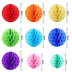 Happy Birthday Banner Decorations, Rainbow Birthday Decorations Set, Paper Fl…