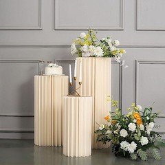24″ Folding DIY Accordion Pillar Cardboard Display Stand Pedestal Box Party