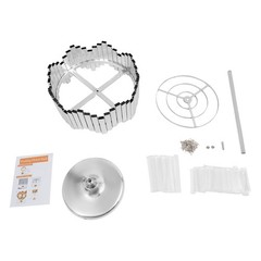 Modern Flower Stand forWedding Birthday Party Events,Silver Wedding Flower Stand