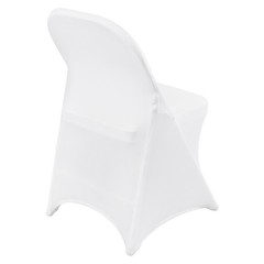 Uimoso 50PCS White Stretch Spandex Chair Covers for Weddings,Parties, and Dining