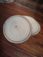 14cm natural tree trunk wood slice craft wedding table centre piece 