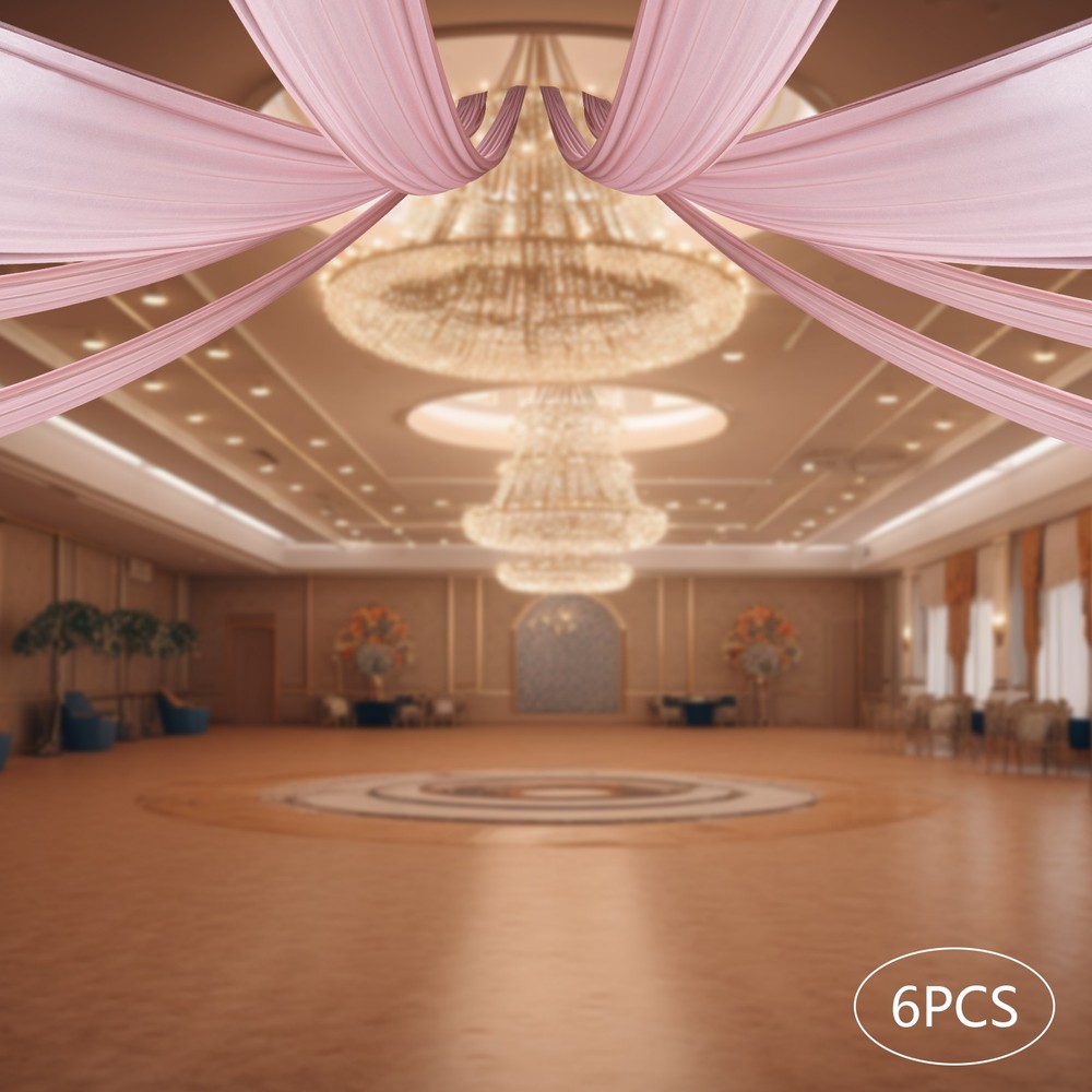 Wedding Ceiling Draping, Backdrop Curtains for Party Ceremony Stage Decoration