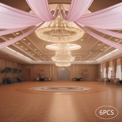 Wedding Ceiling Draping, Backdrop Curtains for Party Ceremony Stage Decoration