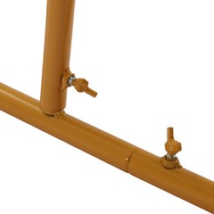 Metal Wedding Welcome Sign Arch Stand Advertising Shelf Rack Billboard Gold