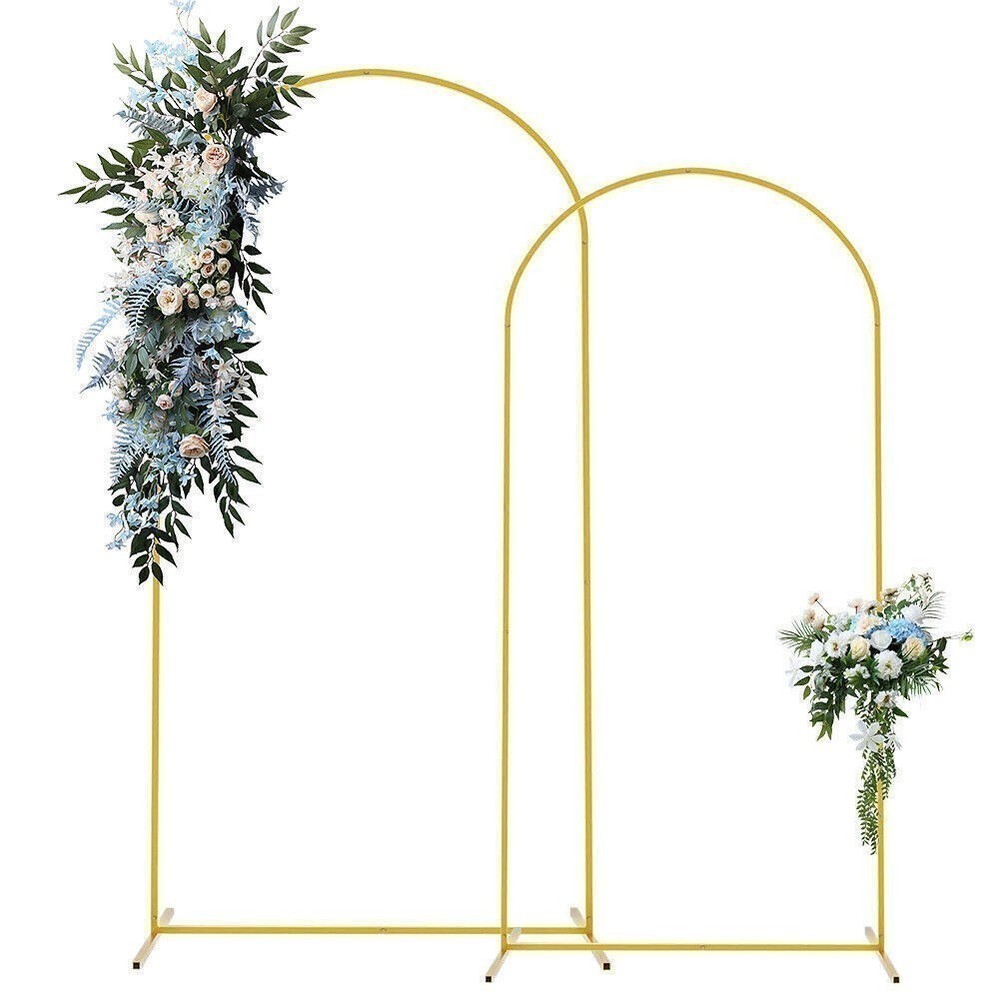 Arch Backdrop Stand Golden FIT for Birthday Party Graduation Ceremony Decoration