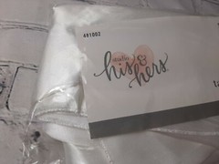 Studio His & Hers White 82″ Wedding Special Occasion Deco Fabric Table Cover