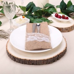 Natural Round Poplar 9″-12″ wide Wood Slices Wedding Decorations Centerpieces