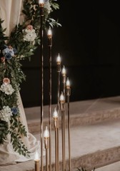 Golden Reed LED Light Stands Decor Party Wedding