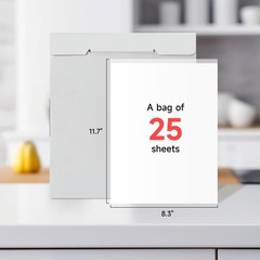 Edible Paper A4 Size, 25pcs Icing Frosting Sheet, 11.7″ x 8.3″ Sugar Paper fo…