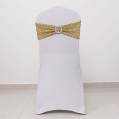 5 CHAMPAGNE Spandex Chiavari Chair Cushion Covers Wedding Reception Party