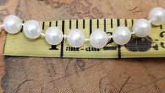 pearl string garland – 8mm plastic beads, 15m long – wedding, party, home decor
