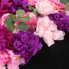 6*Artificial Flower Wall Panel Indoor Outdoor Flower Wall Panel For WeddingDecor