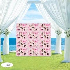 12* Artificial Flower Wall Panel Wedding Backdrop Event Party Flower Wall Panel