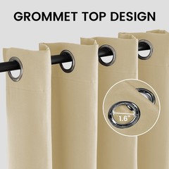 Fire Retardant Curtain Flame Resistant Blackout Curtains for School Classroom…