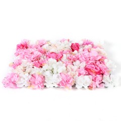 40 x 60 cm 20Pieces Flower Wall Champagne White & Pink Rose Panel Floral Decor