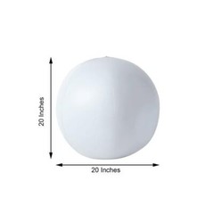 20-Inch Assorted LED Ball Inflatable FLOATING POOL LIGHT Decorations Supplies