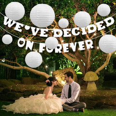 30Pcs/Set White Paper Lanterns Chinese Hanging round Lantern Lamp for Wedding An