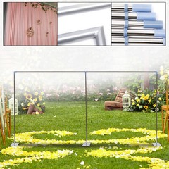 10x20ft Backdrop Stand Pipe Kit Background Support Curtain Frame w/Steel Base