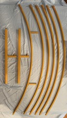 2.5m Gold Metal Tube Wedding/Celebration Circle Arch