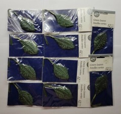 Wilton Single Green Leaves 10 Packs of 12, 5 in Long 2004