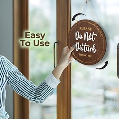 Woodamore Do Not Disturb Door Hanger Sign – Funny Do Not Disturb Sign For Off…