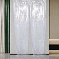 1Set Sequin Backdrop Curtain for Simple and Elegant Wedding Receptions