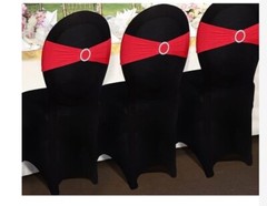 Black Chair Cover Stretch Spandex Chair Slipcovers Weddings Parties Banquet