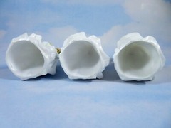 Bridal Shower Cake Topper Or Wedding Decor 4.5″ Lady In White Gown Lot Of 3