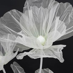 3-Head Large Artificial Flower Decor for Wedding Decorations Shop Window Display