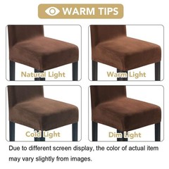 H.VERSAILTEX Velvet Dining Chair Covers Stretch Chair Covers for Dining Room …