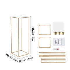 VEVOR 10PCS 31.5inch Tall Wedding Flower Stand Display Rack Acrylic Laminate