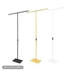 Gold/White/Black Backdrop Stands For Wedding,Adjustable Wedding Backdrop Stands,