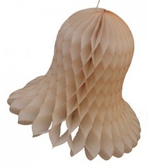 11″ Honeycomb Tissue Wedding Bells (3-pack) by Devra Party