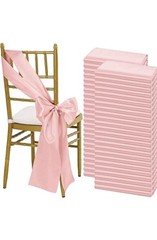 Rose Gold Chair Sashes, 20 Pieces