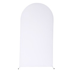 White Wedding Arch Backdrop Stand 1.2 × 0.5 × 2.2 m Balloon Frame Kit